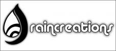 raincreationslogo whitebubbleletters